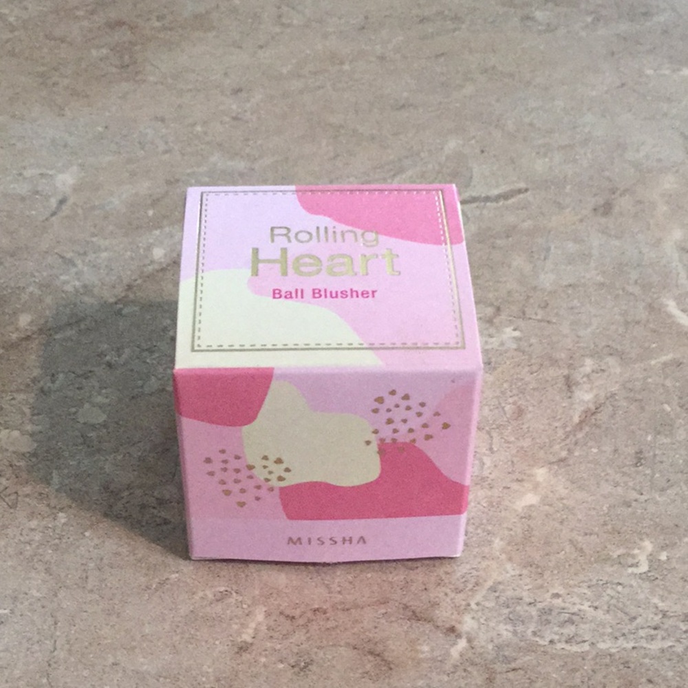 Missha Rolling Hearts Ball Blusher Pink Meringue